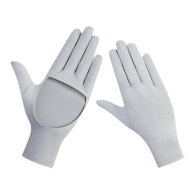 ohsunny防晒手套空掌防滑露指