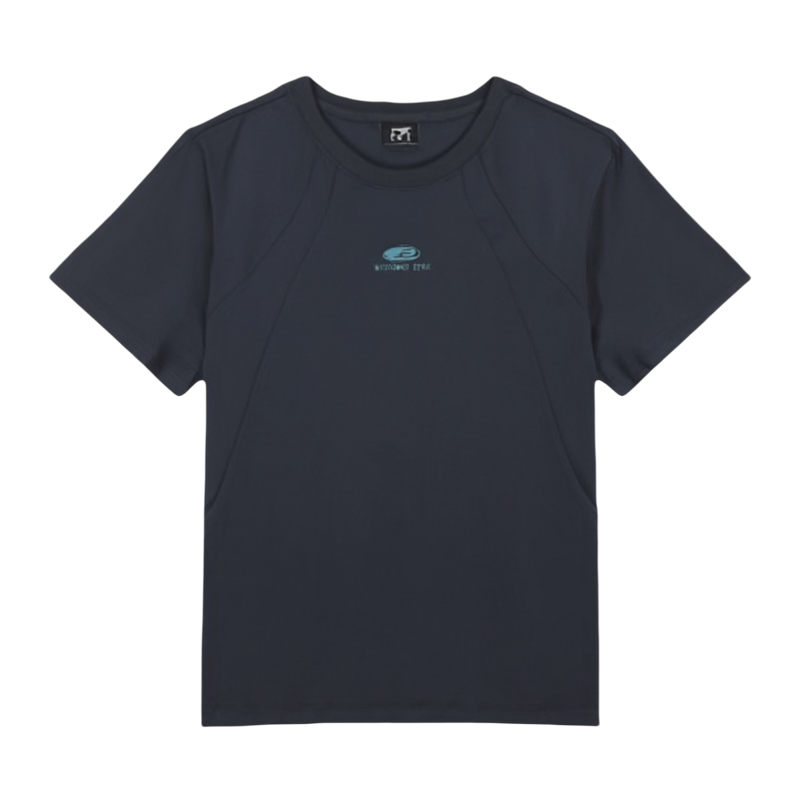 插肩袖简约logo短袖PANMAX大码