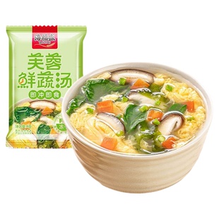 海福盛芙蓉鲜蔬汤独立包装冲泡即食小包蔬菜速食汤包免煮美味早餐