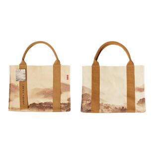 牛首山春望国风帆布袋山水禅意大容量上班通勤包单肩袋手提包礼物