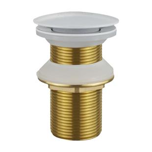 潜水艇白色洗脸盆下水器黄铜弹跳过滤漏水塞洗手池防臭下水管配件