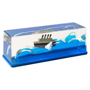 海贼王船桑尼号漂流瓶解压创意万里阳光号流体摆件海盗船生日礼物