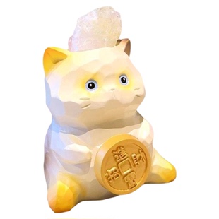 猫猫能量pal水晶盲盒小摆件工位桌面治愈系情人节小礼物礼品女生