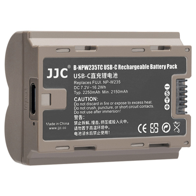 JJC适用富士Type-C直充相机电池