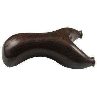 铜头龅牙弹弓铜花瓶头圆头扁皮筋实木弹弓手工龅牙实木反曲龅牙弓