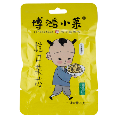 博鸿小菜脆口清淡70g*12包