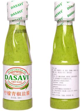 越南dasavi柠檬青椒酱绿色调味酱