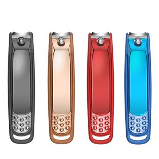 指甲剪指甲刀单个套装日本家用高档防飞溅原装精工大号平口指甲钳