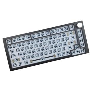 75三模机械键盘下灯位RGB热插拔套件客制化无线机械键盘单模有线