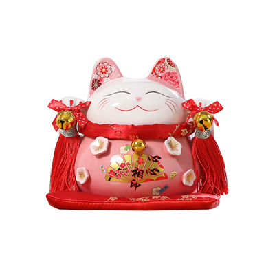 招财猫摆件家居店铺存钱罐