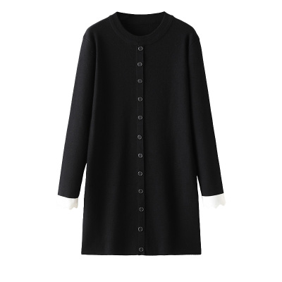 不起球不掉色中长款打底毛衣