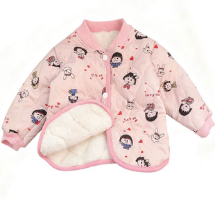 女童棉服校服神器内搭宝宝加绒保暖外套女宝棉衣内胆婴幼儿小棉袄