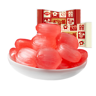 金冠满心欢喜水果硬糖500g结婚喜糖婚糖送同事订婚伴手礼散装批发