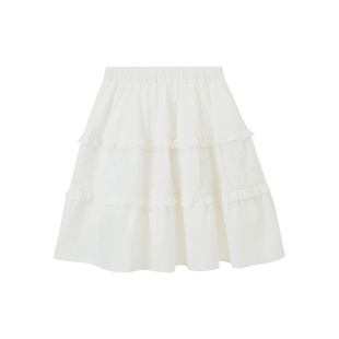 布丁哈鲁春装女童童装洋气裙子026春季新款儿童甜美百搭半身裙