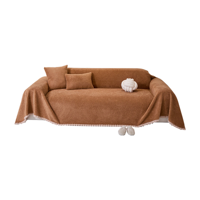 【升级防滑颗粒】羊羔绒沙发巾