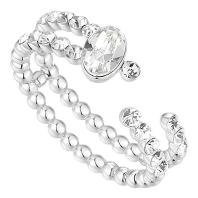 abyb银色锆石轻奢高级感指环