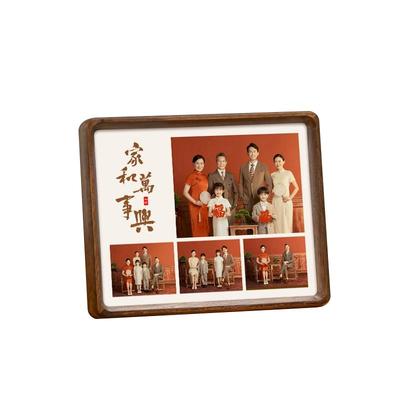 实木水晶免费洗照片相框