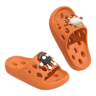 浴室漏水儿童拖鞋女孩夏季家居室内EVA洗澡防滑镂空速干亲子凉拖