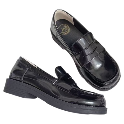 jk制服鞋乐福鞋学院风软底学生鞋