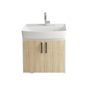 TOTO浴室柜组合LBDA060MD/W落地式60CM陶瓷洗脸台盆洗漱柜(06-C)