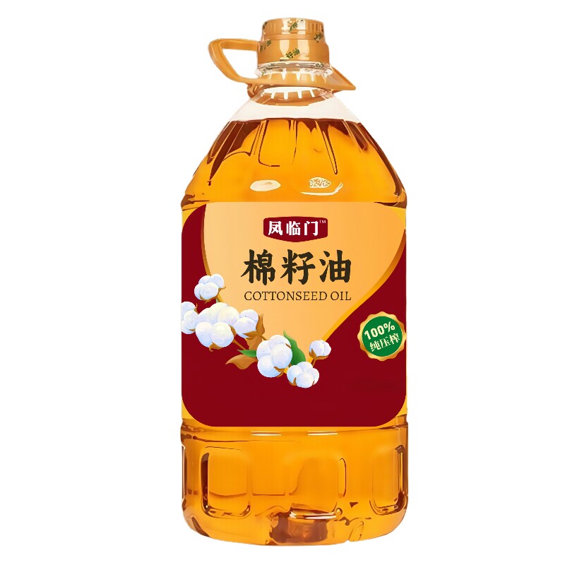 凤临门棉籽油压榨一级黑棉油棉油