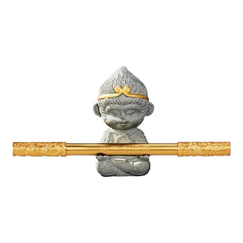 朱炳仁铜如意金箍笔架摆件礼物