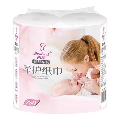 百丽6层140g*2卷无芯卷纸