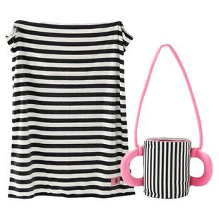 ELLE DECO少女心事显眼包披肩小毛毯子套装办公室午睡沙发盖毯