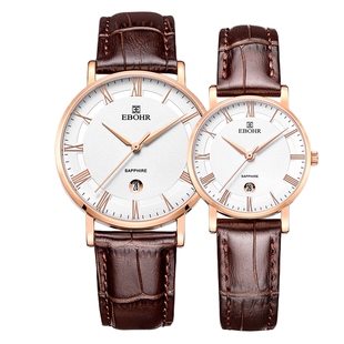 依波表EBOHR手表休闲简约腕表百搭日历石英手表男款防水手表3600
