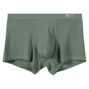 3条 男士莫代尔平角内裤加肥加大码肥佬宽松莫奈尔四角短裤头底裤