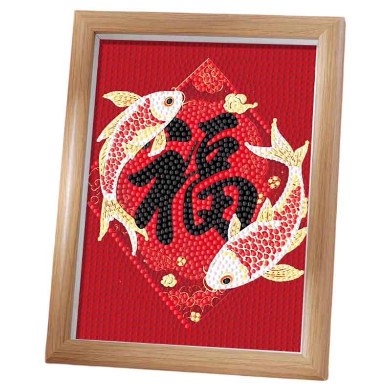 葫芦纳福钻石画2026马年手工diy摆件装饰画新年元旦福字画钻石绣