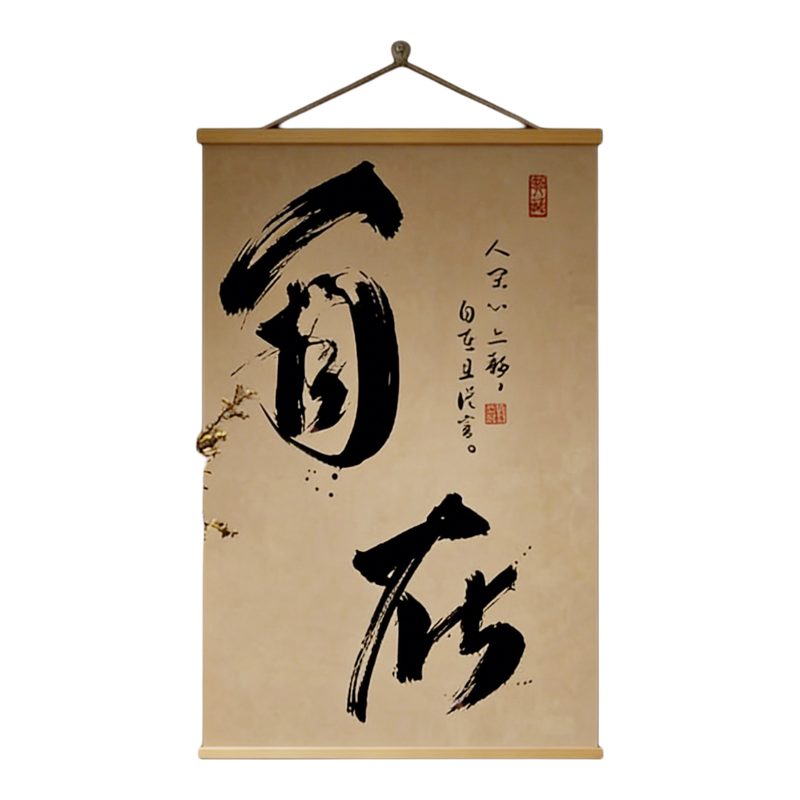 字书法字画中式茶室禅意装饰挂画