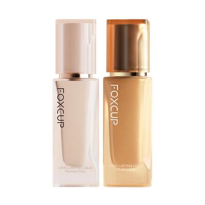 FOXCUP粉底液遮瑕持妆不脱妆油皮干皮保湿透润控油滋润官方正品女