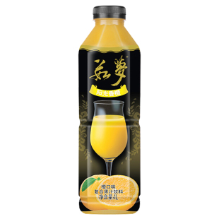 上好佳大湖果汁如梦芒果橙汁草莓山楂桃汁1L装随机混合茹梦