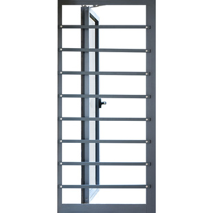 免打孔外开窗内开窗儿童防护栏防护窗花防盗网窗户护栏飘窗防护栏