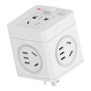 海锚魔方插座转换器多功能一转多插头插线板多孔无线宿舍扩展器H7