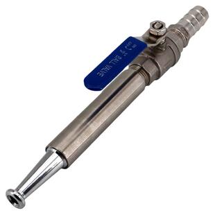 洪润大流量水泵不锈钢喷嘴消防冲洗高压洗地家用洗车猪圈水枪喷头