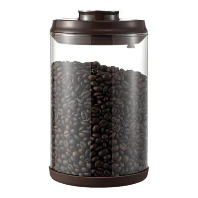 安扣单向排气玻璃咖啡罐