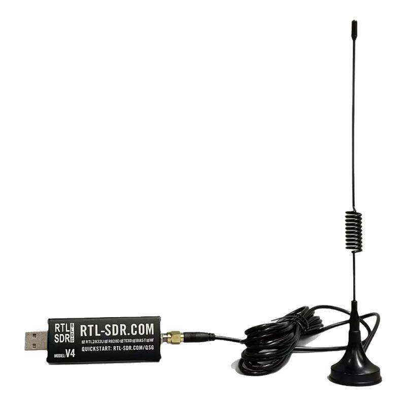 RTL-SDR Blog V4 R828D RTL2832U 射频软件无线电接收机SDR收音机