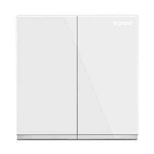 legrand罗格朗逸景玉兰白带LED开关插座面板五孔二三插电脑86暗装