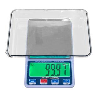 MH-885高级电子厨房秤小台秤 6kg/0.1g高精度 内附秤盘多单位可选