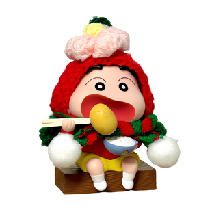 新年限定干饭马铃薯小新手办创意卡通车载装饰品动漫周边桌面摆件