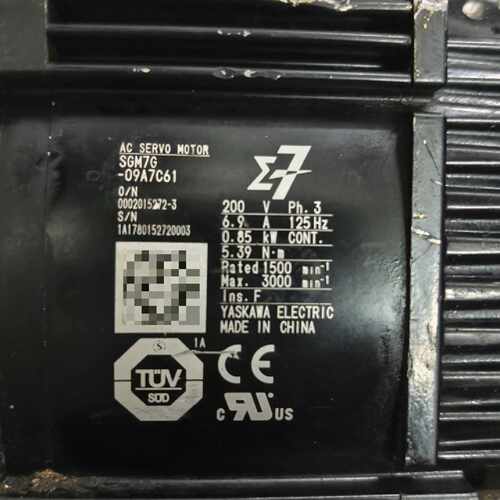 询价- 安川伺服电机 SGM7G-09A7C61可维修