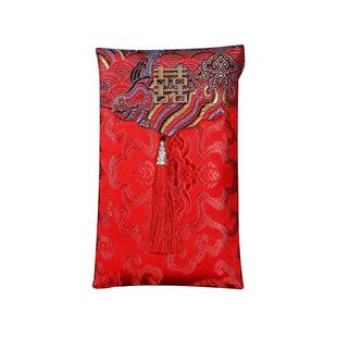 红包结婚专用2026新款新婚礼利是封布艺高级感订婚万元红包袋婚庆