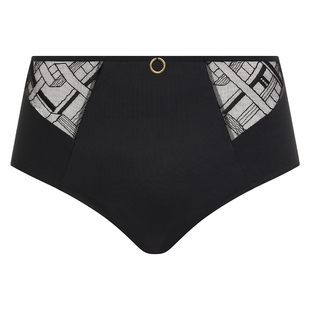 【过季折扣】法国CHANTELLE仙黛尔精美刺绣高腰柔感针织蕾丝内裤