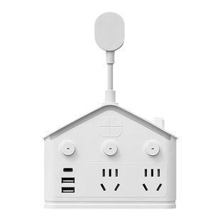 公年纯铜转换器插座办公多功能家用起夜灯USB宿舍卧室插头接线板