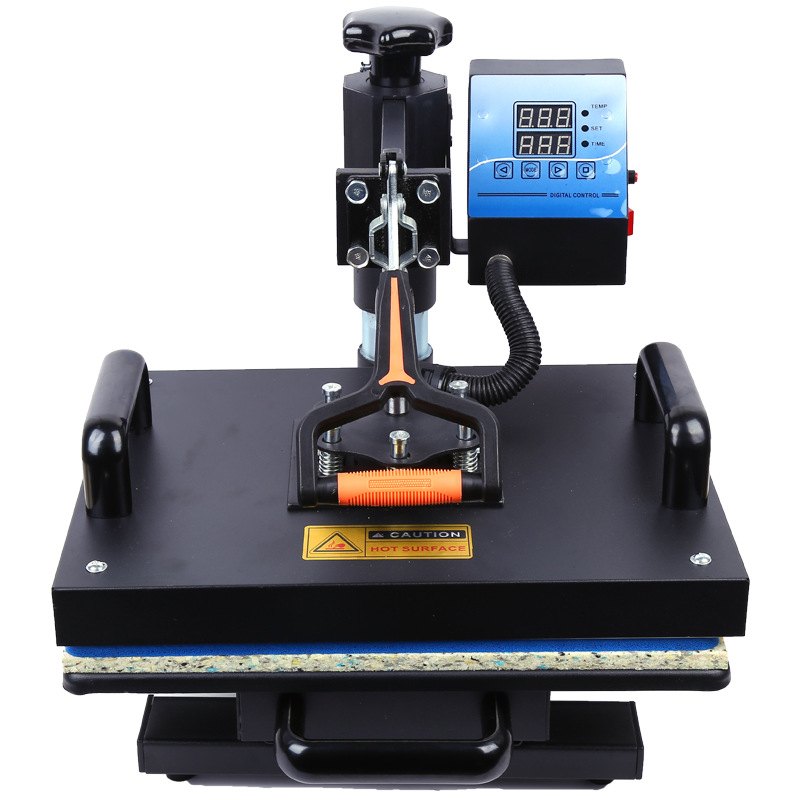 摇头高压平板烫画机热转印机T恤印花烫印机锦旗压烫机烫钻机器抽