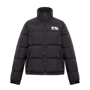 美特斯邦威羽绒服女2025冬季新款时尚潮流短款撞色保暖舒适棉服