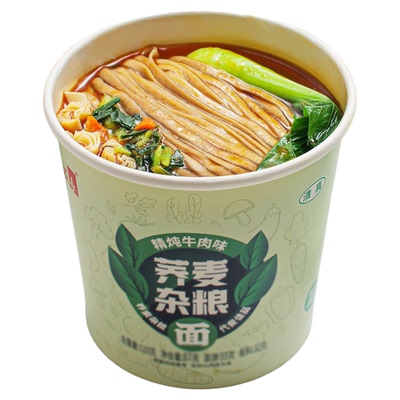 程校长荞麦杂粮面非油炸免煮冲泡