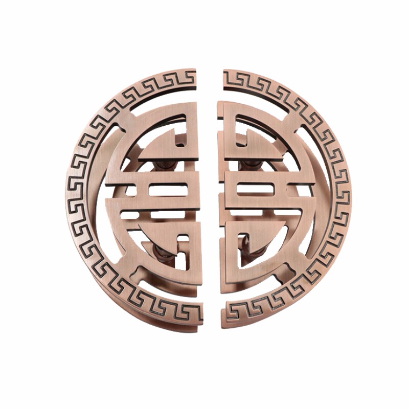 半圆雕刻把手包厢玻璃门把手现货